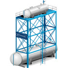 Система площадок обслуживания для емкостного оборудования термомасляных котлов ЯРОМАКС